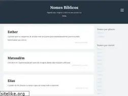 Sites similar to nomesbiblicos.com