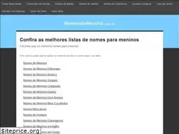 Sites similar to nomesdemenino.com.br