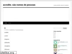 Sites similar to nomesdepessoas.wordpress.com