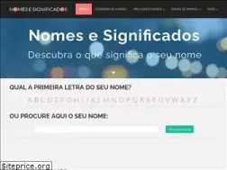 Sites similar to nomesesignificados.com
