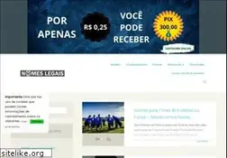 Sites similar to nomeslegais.com