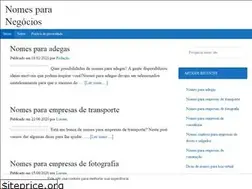Sites similar to nomesparanegocios.com.br