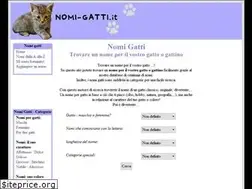 Sites similar to nomi-gatti.it