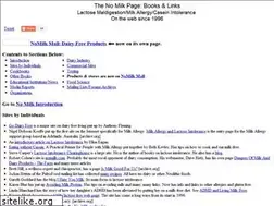 Sites similar to nomilk.com