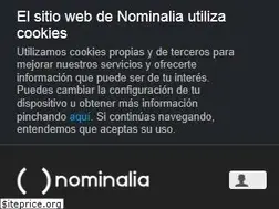 Sites similar to nominalia.es