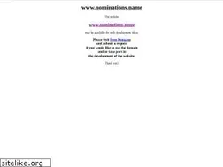 Sites similar to nominations.name