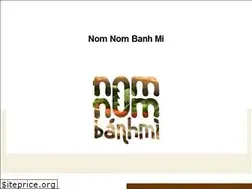 Sites similar to nomnombanhmi.store