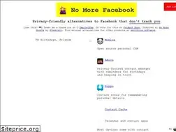 Sites similar to nomorefacebook.xyz