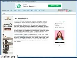 Sites similar to nomorelyrics.net