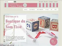Sites similar to noms-tisses.fr
