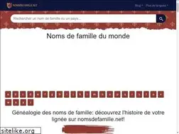 Sites similar to nomsdefamille.net