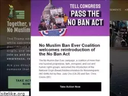 Sites similar to nomuslimbanever.com