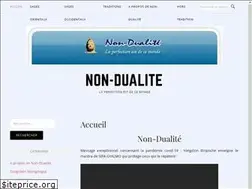 Sites similar to non-dualite.fr