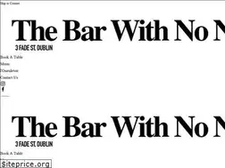 Sites similar to nonamebardublin.com
