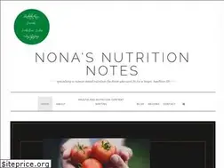 Sites similar to nonasnutritionnotes.com