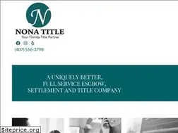 Sites similar to nonatitle.com