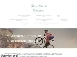 Sites similar to nonclinicaldoctors.com