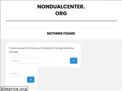Sites similar to nondualcenter.org