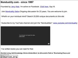 Sites similar to nonduality.com