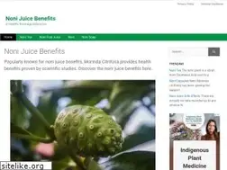 Sites similar to nonijuicebenefits.com
