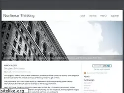 Sites similar to nonlinearthinking.typepad.com