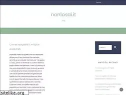 Sites similar to nonlosai.it
