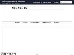 Sites similar to nonnonoui.com