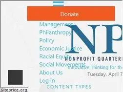 Sites similar to nonprofitquarterly.org