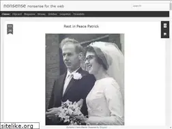 Sites similar to nonsense.nonsensical.com