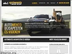 Sites similar to nonstopautomentes.hu