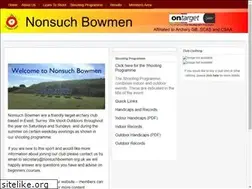 Sites similar to nonsuchbowmen.org.uk