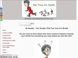 Sites similar to nontoxicforhealth.com