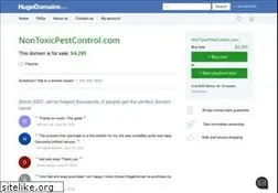 Sites similar to nontoxicpestcontrol.com