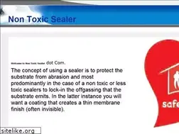 Sites similar to nontoxicsealer.com