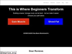 Sites similar to noobgains.com