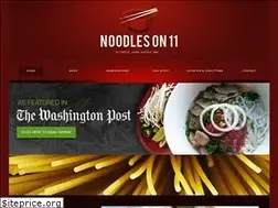 Sites similar to noodleson11.com