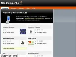 Sites similar to noodnummer.be