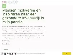 Sites similar to nooitmeerdieten.be