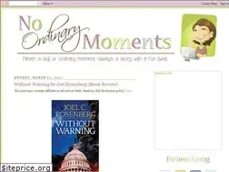 Sites similar to noordinarymomentsblog.com