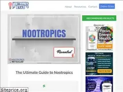 Sites similar to nootropicsrevealed.com