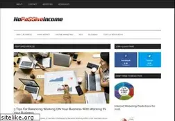 Sites similar to nopassiveincome.com