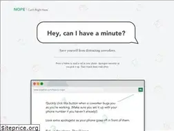 Sites similar to nopebutton.com