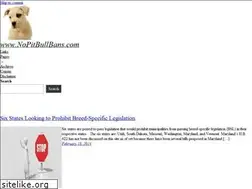 Sites similar to nopitbullbans.com