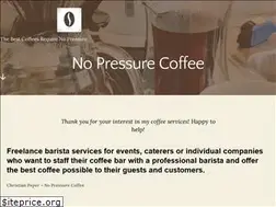 Sites similar to nopressure.coffee