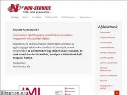 Sites similar to nor-service.hu
