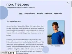 Sites similar to norahespers.de
