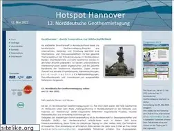 Sites similar to norddeutsche-geothermietagung.de