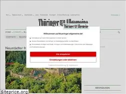Sites similar to nordhausen.thueringer-allgemeine.de