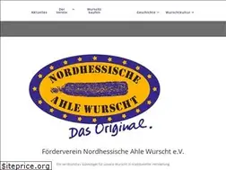 Sites similar to nordhessische-ahle-wurscht.de