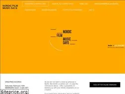 Sites similar to nordicfilmmusicdays.com